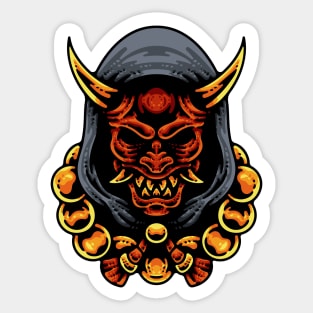 The Oni Warrior Sticker